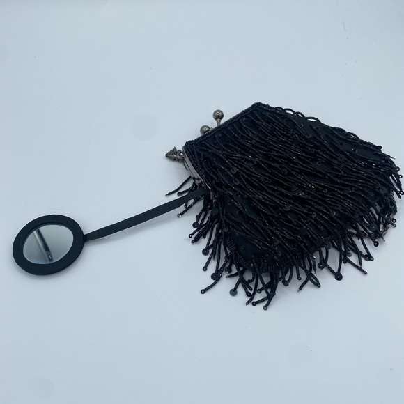 Valerie Stevens Black Beaded Clutch - Picture 5 of 10